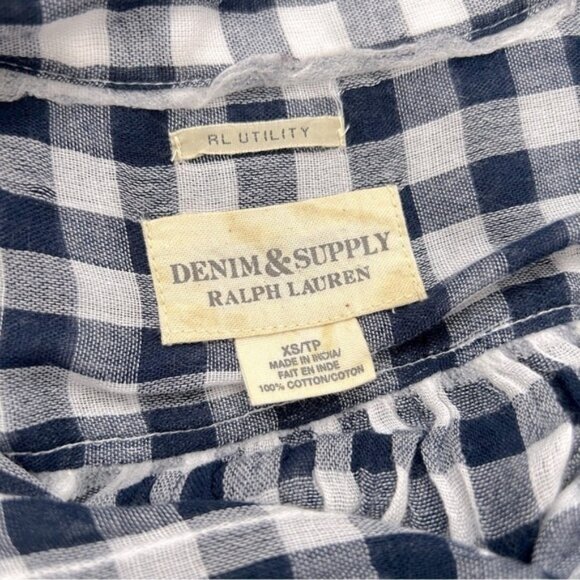 Ralph Lauren Denim & Supply Gingham Check Shirt - Picture 7 of 9